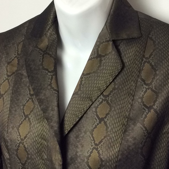 Cache snakeskin long jacket size 4 - Picture 1 of 6